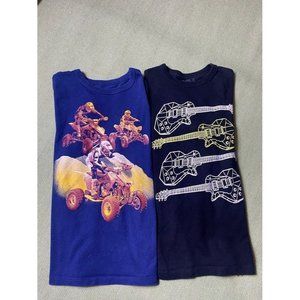 THE CHILDREN'S PLACE SMALL LONG SLEEVE GRAPHIC TEES